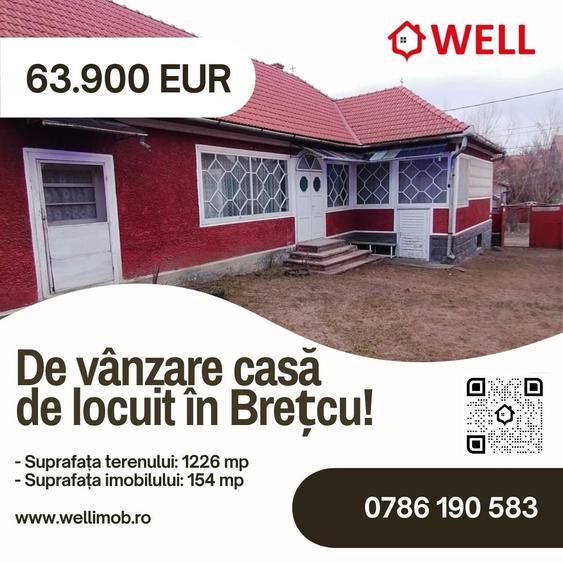 De vânzare casă de locuit în Brețcu! - 1
