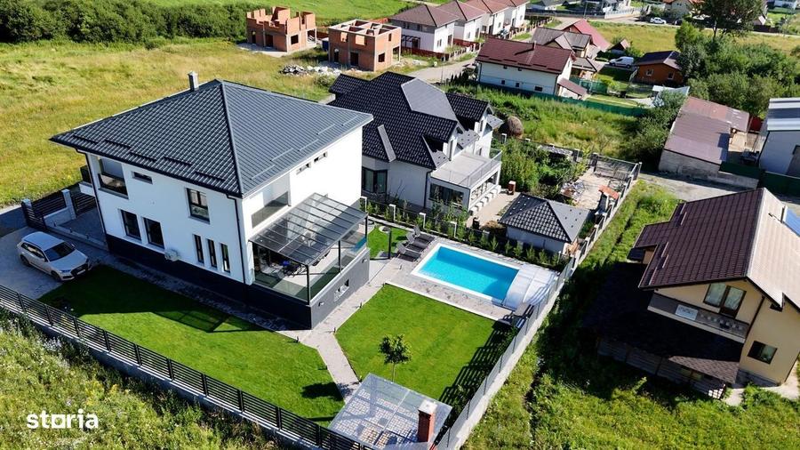 Casa cu piscina si garaj, 5 camere - 3