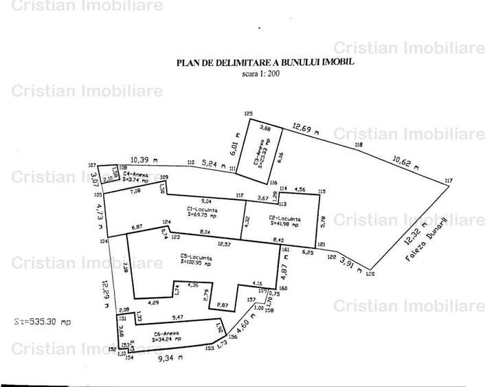 DESCHIDERE 12m la FALEZA DUNARII , Teren 535mp - 2