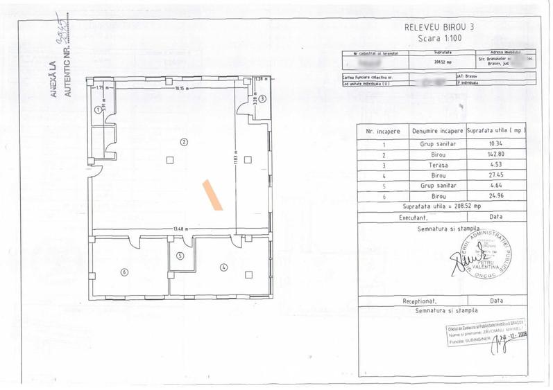 Spatiu birouri  zona Vlahuta  ITC - 6