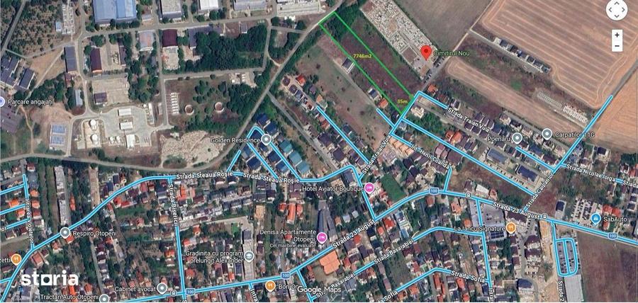 Oportunitate INVESTITIE , Teren 7750m2 Otopeni zona 23 AUGUST - 3