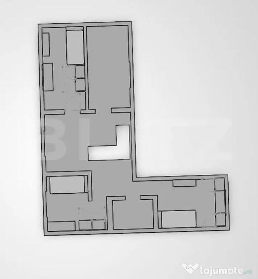 Apartament cu 7 camere decomandat în Central