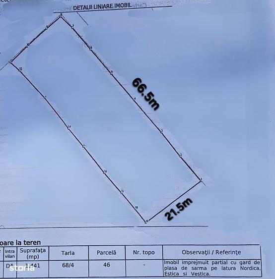 Oportunitate, Teren intravilan 1441mp, Dambu Rotund - 3