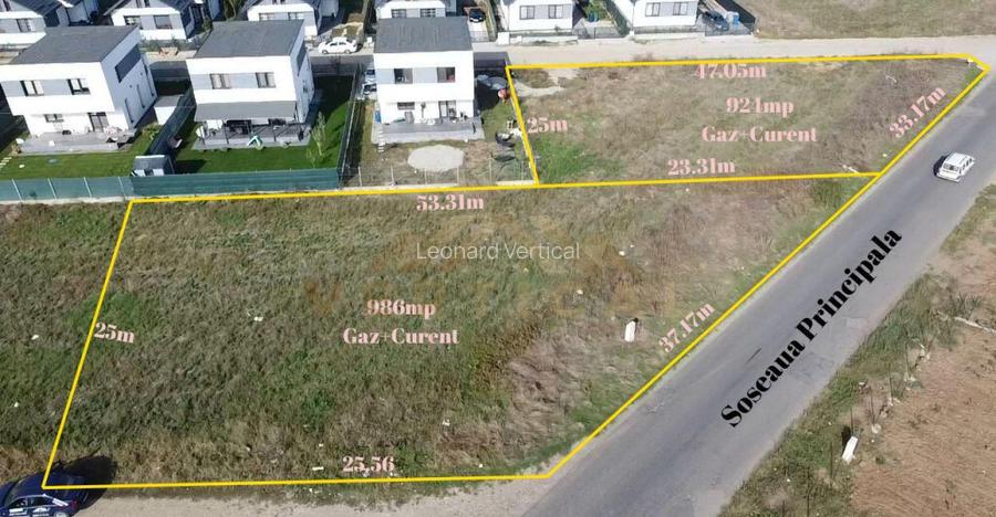 De vanzare loturi la soseaua principala! Comuna Berceni