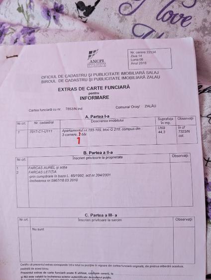 Apartament de vânzare format din 2 garsoniere suprafață 44,30mp - 1