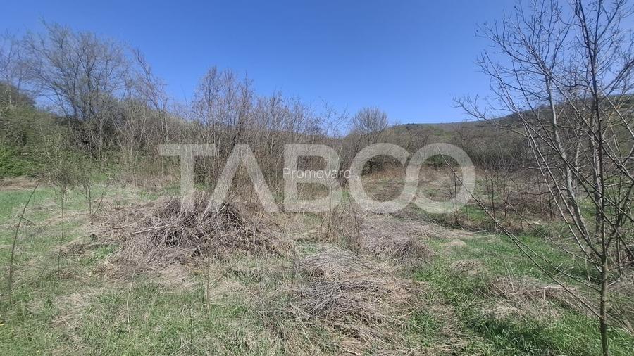 Teren intravilan de vanzare 1450 mp Slimnic Sibiu