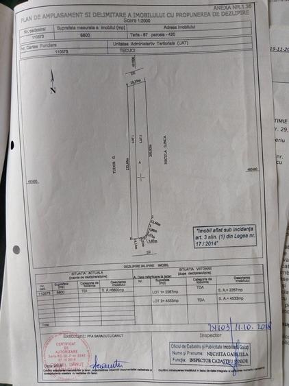 Teren de vanzare intravilan Tecuci - 1