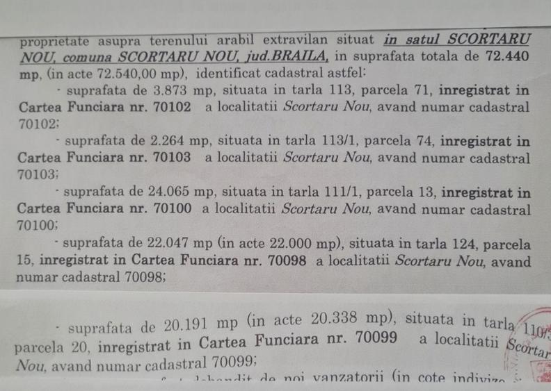 Vand 7,2 ha teren agricol ,Scortarul Nou Braila - 1