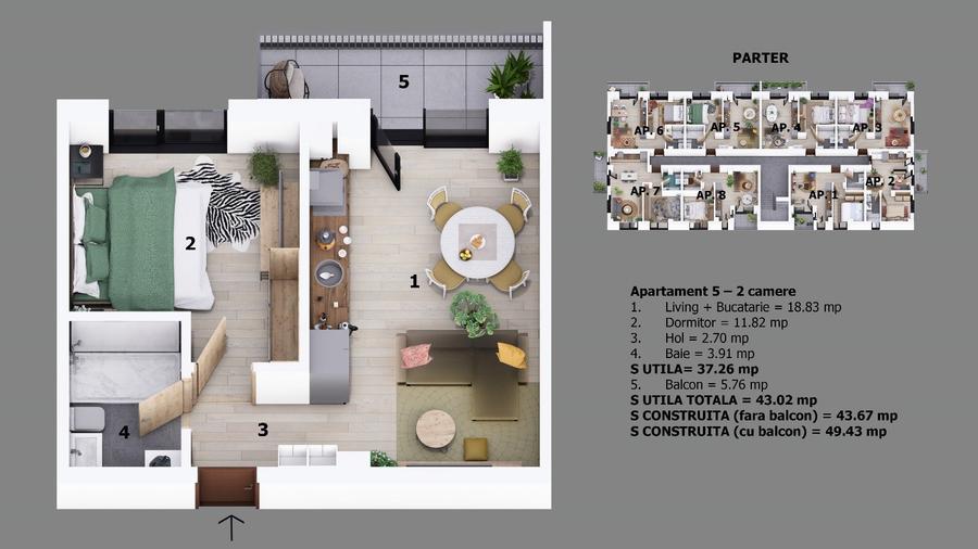 Proiect Nichita Stanescu / Ion Creanga | Canalizare | Parcare | Comision 0% - 8
