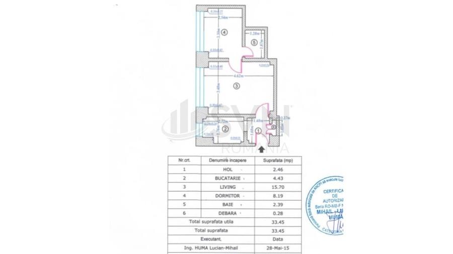 REA1026990 Apartament 2 camere l Mobilat Renovat l Parc Cismigiu I Stirbei Voda - 9