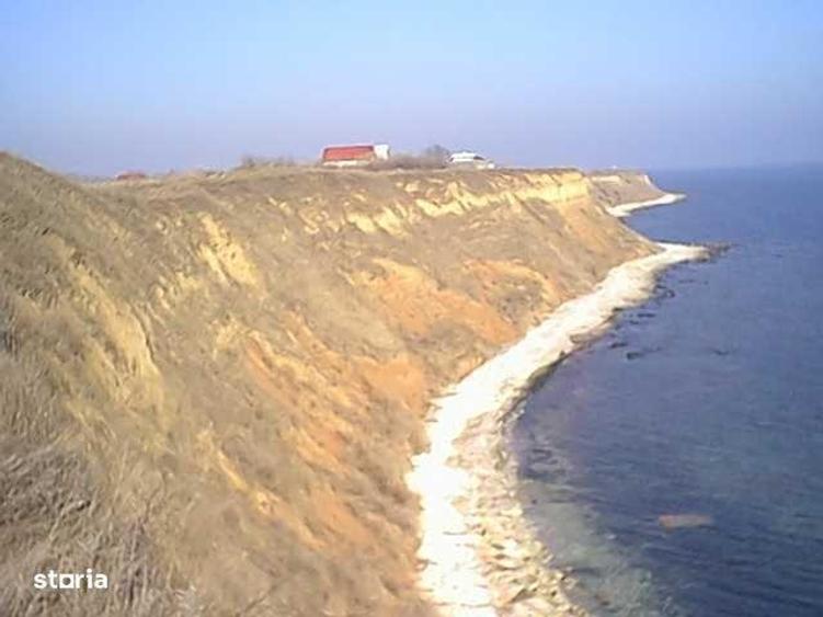 Vand teren intravilan Vama Veche, faleza, primul rand la mare, 1000 mp - 3