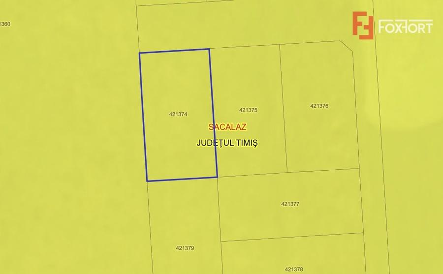 COMISION 0% Teren intravilan Sacalaz, 586 mp - Oportunitate investitie - 3