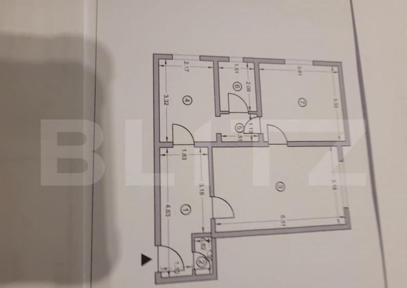 Apartament 2 camere, parter, 49 mp central, Gura Humorul - 7