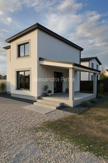 Casă modernă P+1E cu 4 camere – Domnești | 170.000 € Casă modernă P+1E cu 4 camere – Domnești | 170.000 €