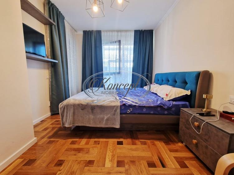 Apartament cu 2 camere semidecomandat, mobilat în Bună Ziua