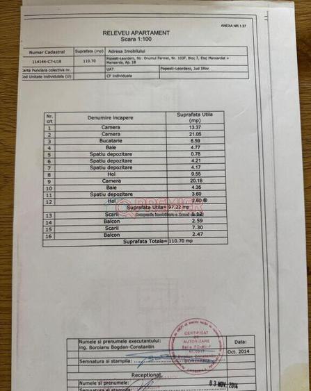 POPESTI - Duplex 3 camere - 10 min Metrou - 5