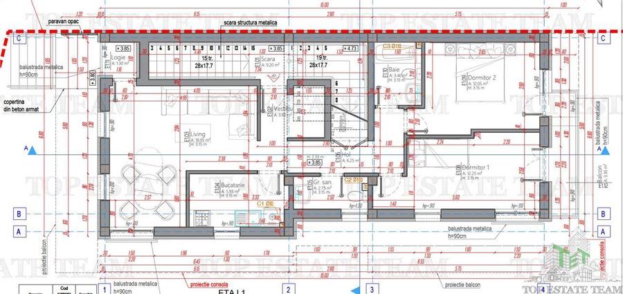 Apartament 3 camere bloc boutique metrou Gorjului - 3