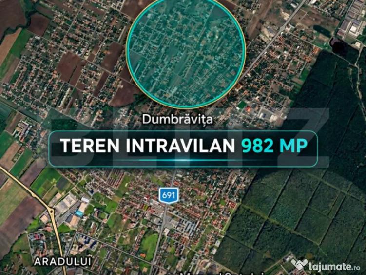 OPORTUNITATE! TEREN INTRAVILAN DUMBRAVI?A! - 1
