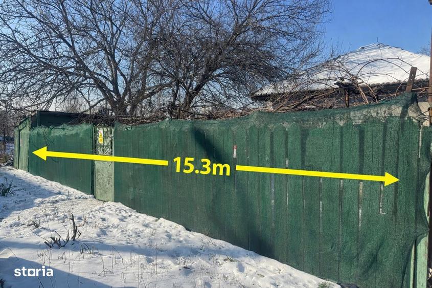 Casa batraneasca(de renovat),km4oras C-ta,deschidere 15.3m,300mp teren - 2