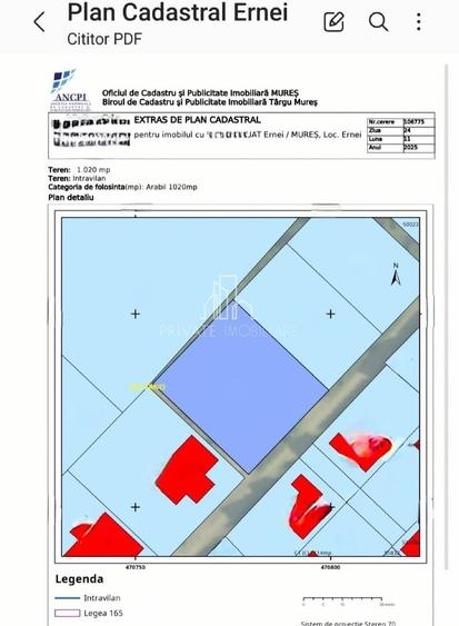 Teren 1 020 Mp Intravilan, de Vanzre, Zona Selgros, Sg De Mures - 4