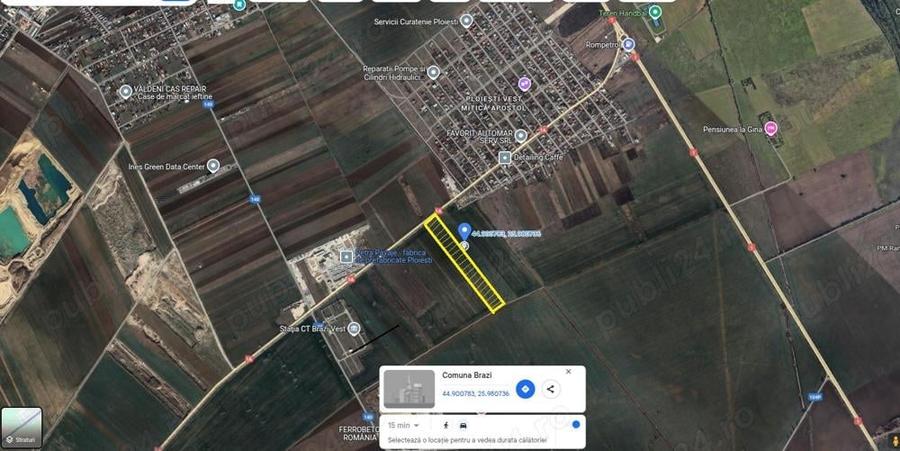 Teren de 30000 mp, în Brazi