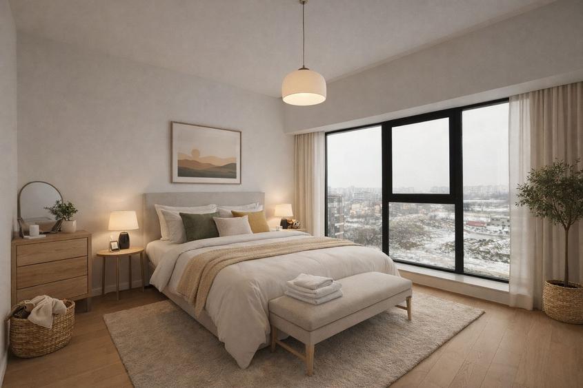 Apartament cu 2 camere decomandat în Barbu Văcărescu