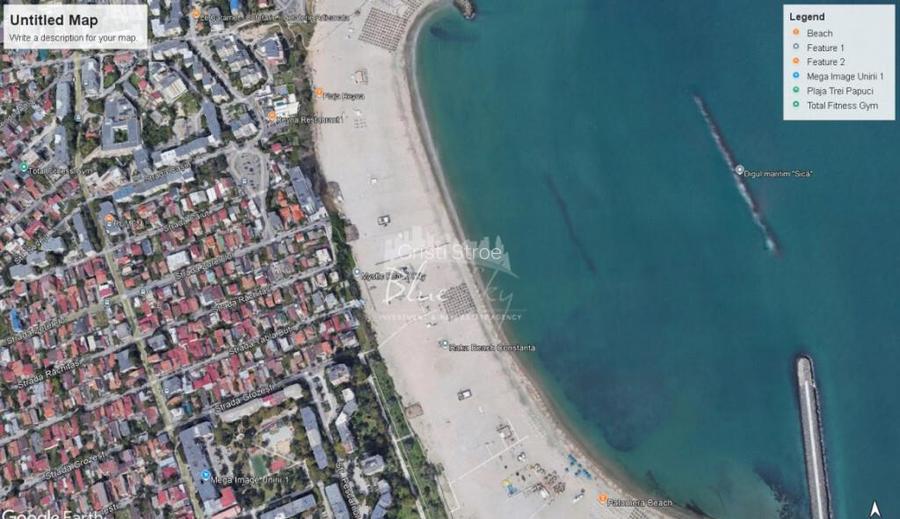 Teren Faleza Nord 305 mp cu deschidere 12 m