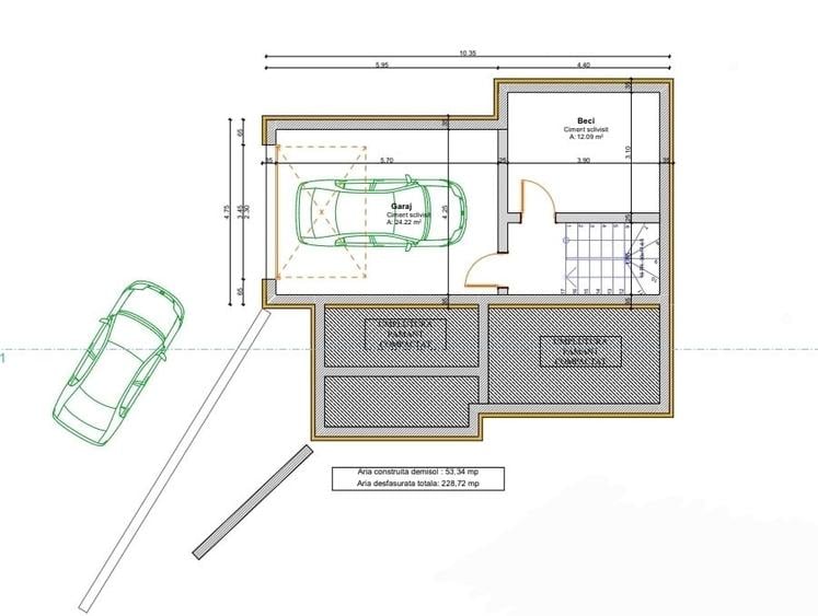 Casa individuala, 4 dormitoare, 160mp, garaj, 545mp teren, Dezmir - 7