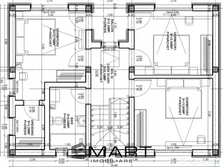 Duplex 117mp teren 300 Sura Mica - 3