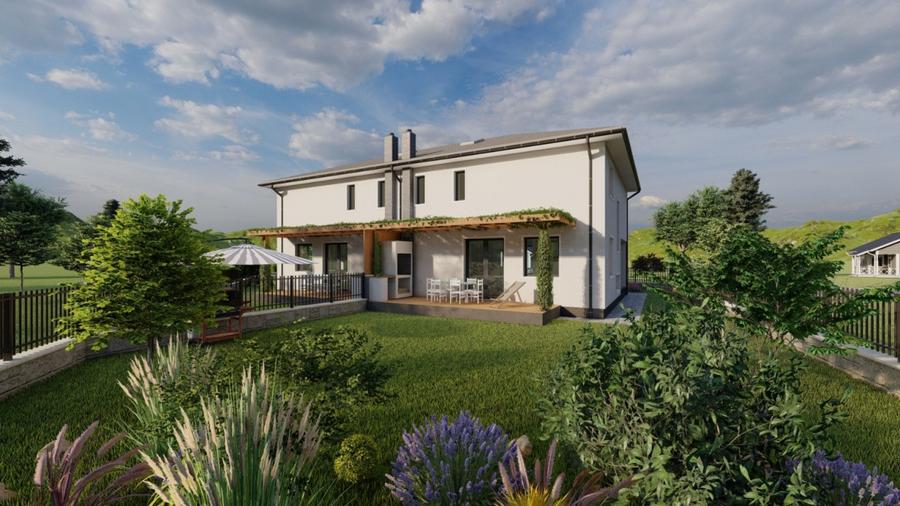 Teren 700 mp, cu autorizatie de constructie + utilitati in Chinteni - 8