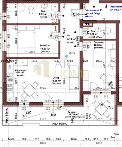 Vanzare apartament 3 camere, bloc nou, premium, Ploiesti, Albert - 7