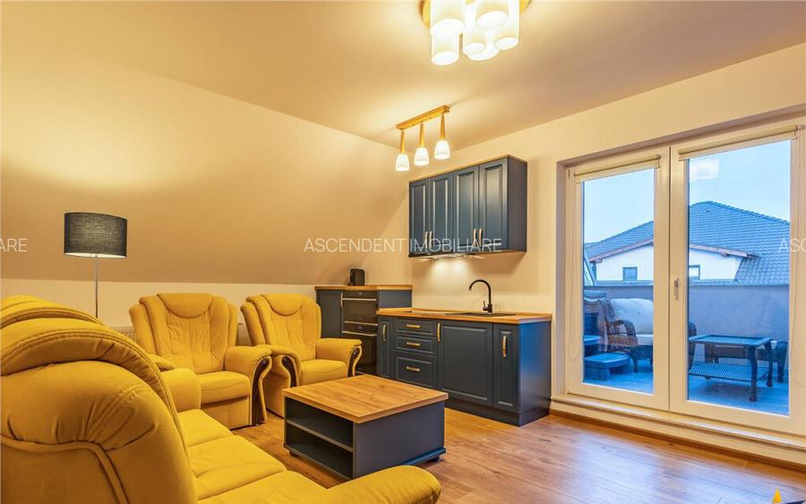 Studio,regim vila,LUX protocol,doua terase,pod propriu,Tract
