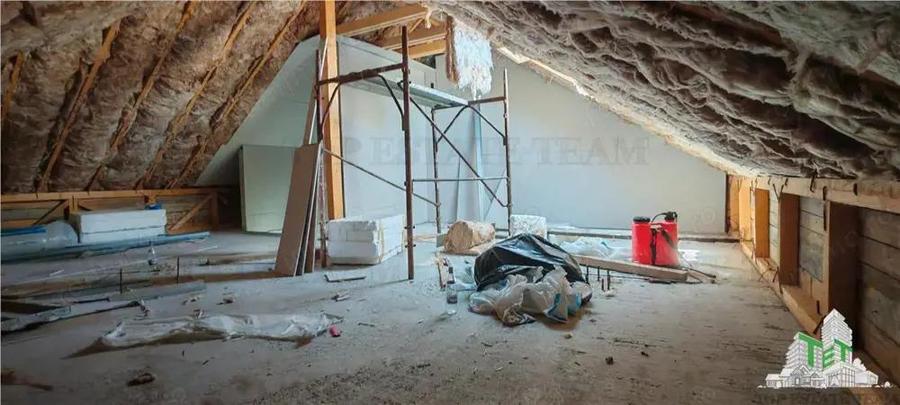 Vila individuala cuplata 5 camere, P+1+M, incalzire in pardoseala, toate utilitatile, 260 mp teren, - 10