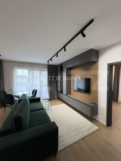 Apartament modern cu 2 camere, 2 balcoane,  57 mp, parcare, zona Liberty