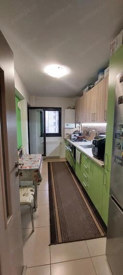 Apartament 2 camere Chiajna mobilat complet balcon inchis etaj 2 - 3