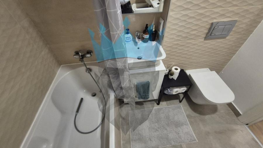 Apartament cu 2 camere decomandat, mobilat în Regie