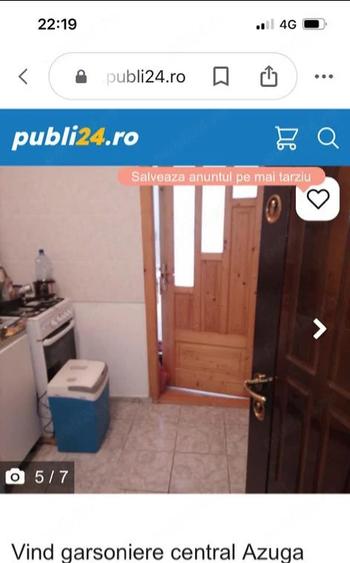 Garsonieră decomandată în Central