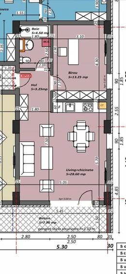 Bloc Finalizat 2 camere cheie 66 mpc Campus Aurel Vlaicu 305E - 7