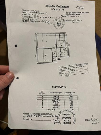 Eroii Revolutiei Metrou 2 camere de vanzare bloc anvelopat - 9