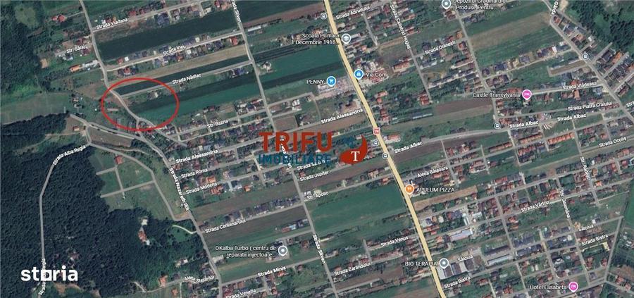 Teren intravilan deschidere la doua drumuri 1286 mp zona Alba- Micesti - 3