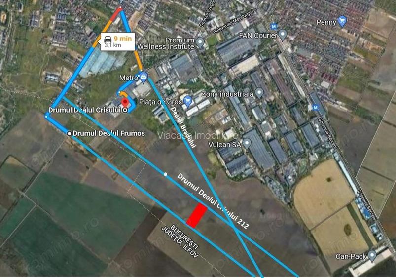 Teren Intravilan Construibil 10000 mp Metro Berceni Bucure?ti