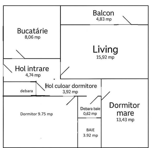 Dristor Park Lake vanzare ap. 3 cam dec - 1