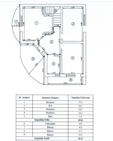 Vila finalizata, disponibila cu 600 sau 1000 mp teren, Rediu, IASI - 24