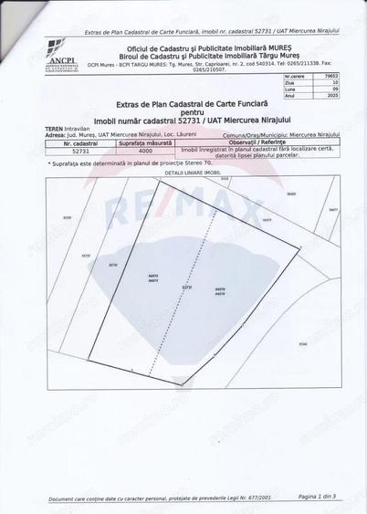 Teren 2,000mp Laureni TG Mures / Strada Laureni - 5