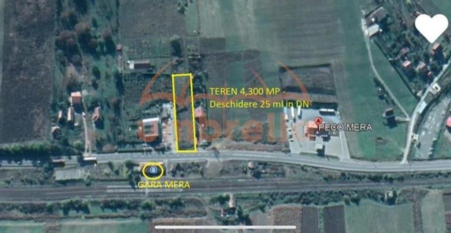 Teren de vanzare 4.300m&Acirc;˛/40&acirc;Ź m&Acirc;˛, Mera-Baciu pt 2 unitati locative PUZ si Certifi - 3