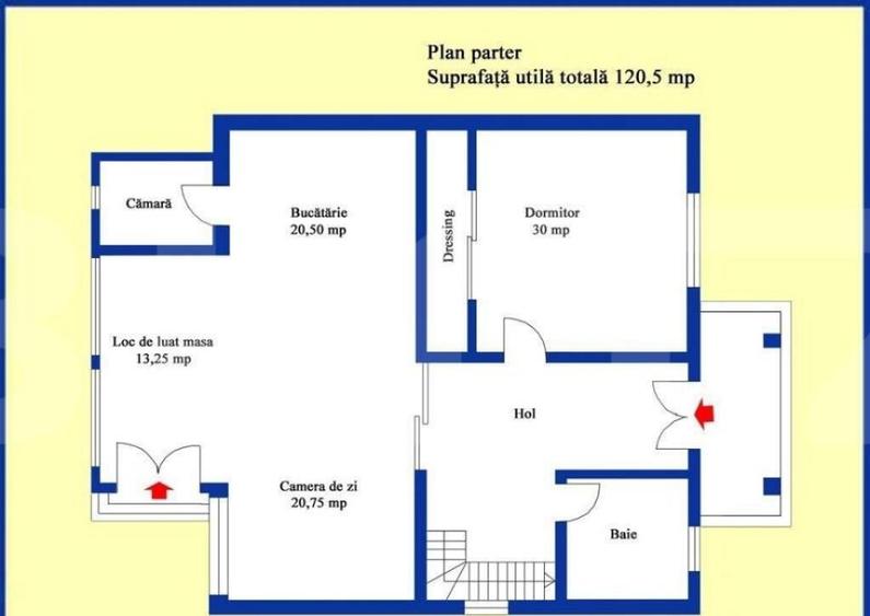 Vila cu 5 camere, 280 mp utili, teren cu 500 mp, Targsoru Ve - 9