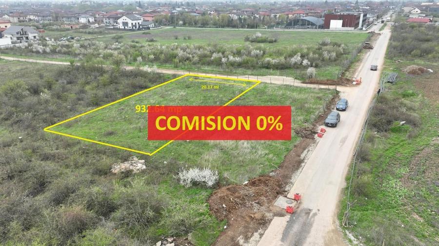 Mogosoaia | Teren intravilan | Suprafata: 932.64 mp cu deschidere de 20.17m - 1