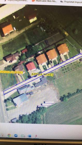 Vand teren intravilan 881 mp, Santana de Mures, acces din str. Voinicenilor(DN15E) - 3