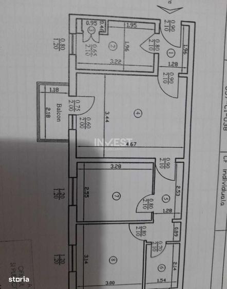 Apartament 3 camere- zona Dacia - 8
