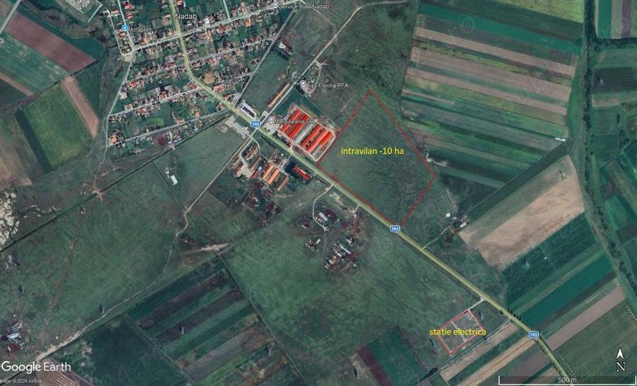 10 ha teren intravilan la sosea Nadab - 3
